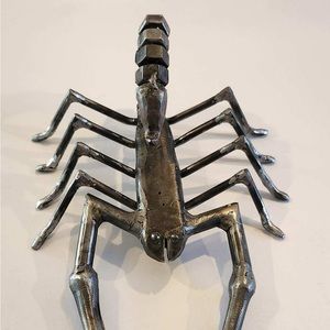 Metal heart Scorpion beautiful unique piece no two pieces are the same 8x4x6